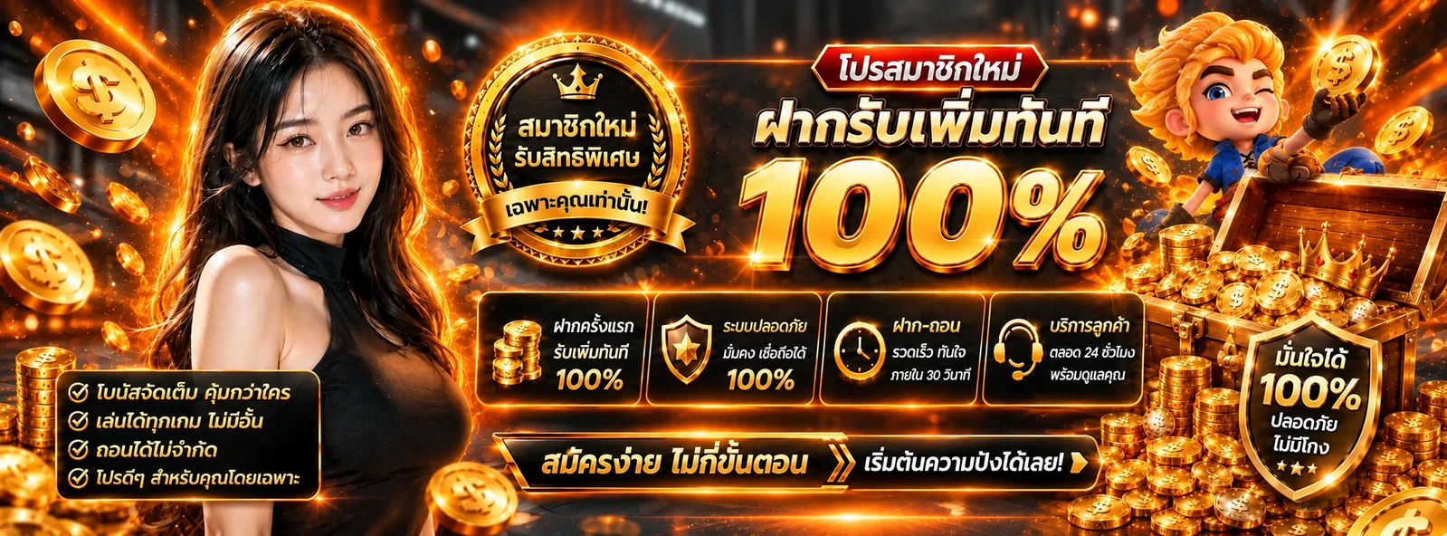 แบนเนอร์สมาชิกใหม่ ToJang9 ฝากรับเพิ่ม